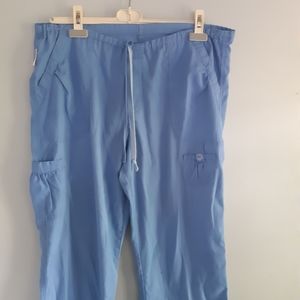 5/10$ White cross Uniform Scrub pants Size M